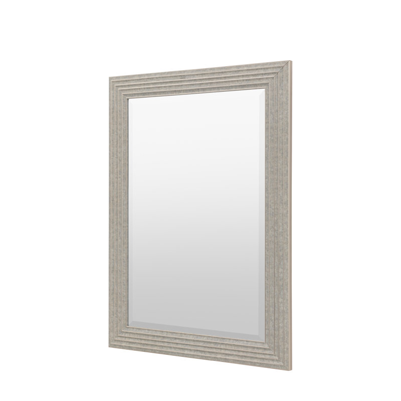 Malissa Mirror, Rectangle, Silver, 77cm x 107cm