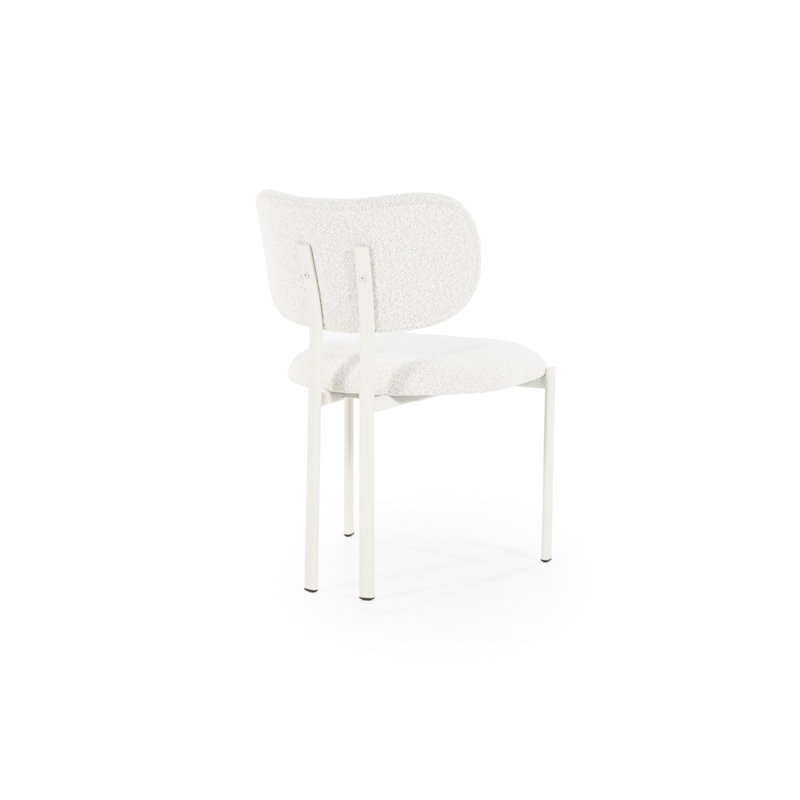 Dining Chair Upholstered Dining Chair, White