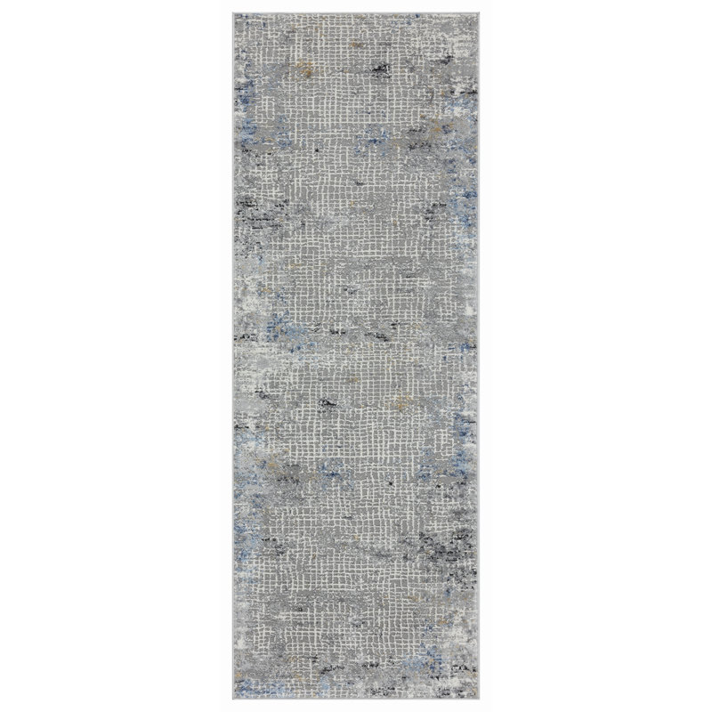 Tapis de couloir bleu Falzini Devine de 2 pi 7 po x 7 pi 4 po United Weavers, Tapis de couloir 2 pi 8 po x 7 pi 5 po