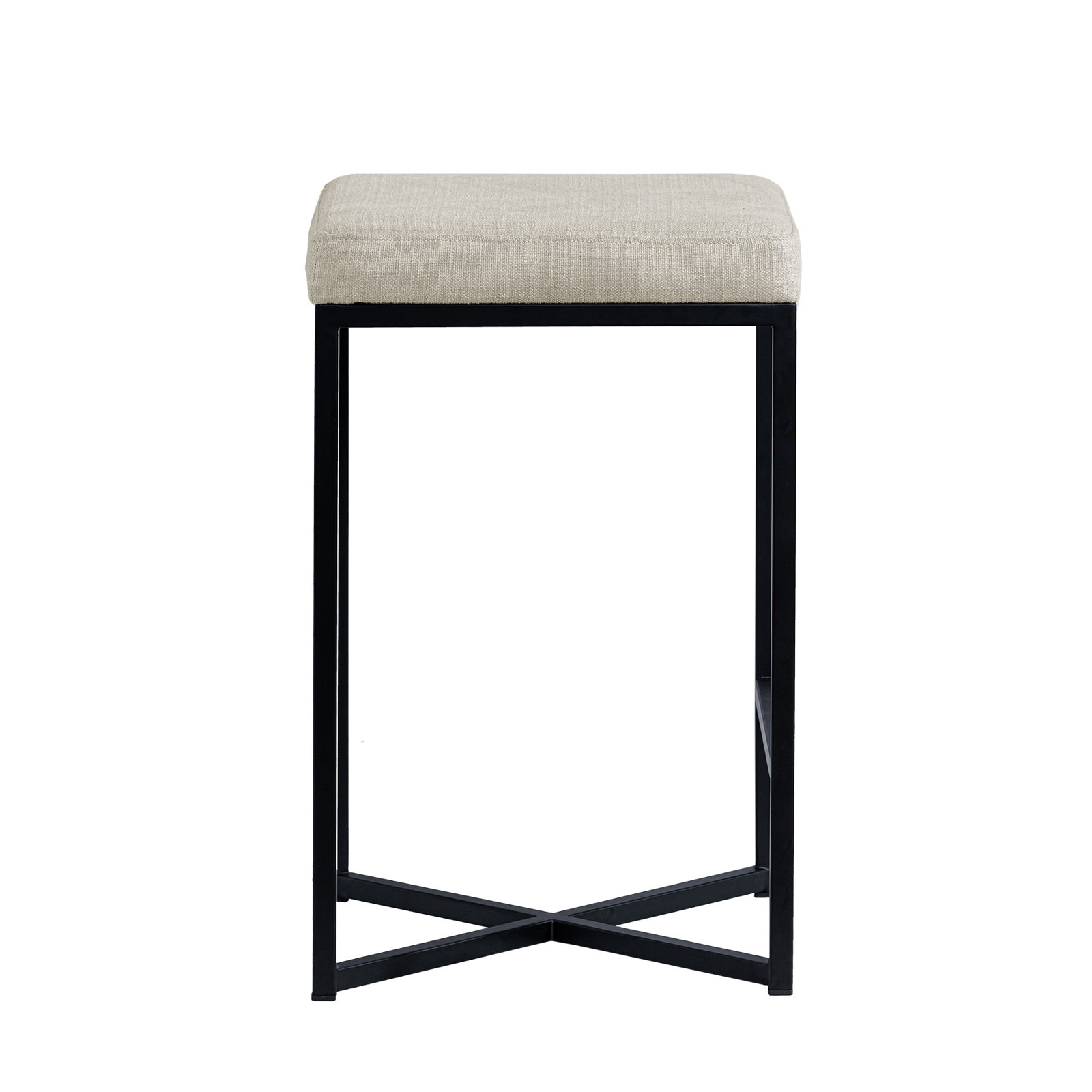 Rosetta Stool, Counter Stool (26.4" Seat Height), Cream Beige
