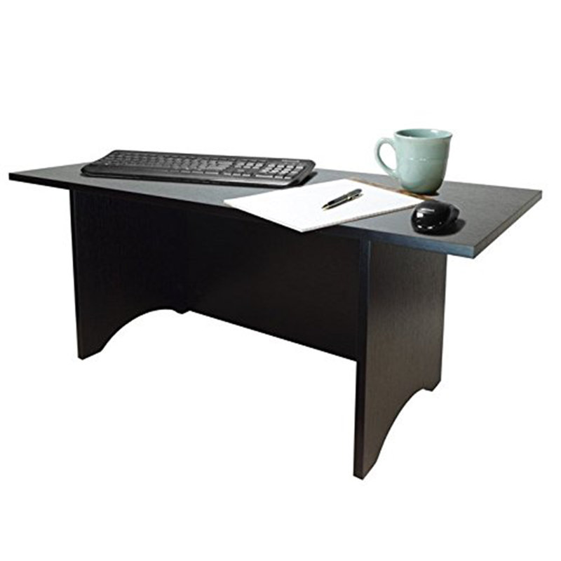 Unité de conversion pour bureau debout H 15,5 po x l 36 po, Cacao rouge foncé