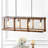 Herlef 4 - Light Brown/Silver Lantern Pendant