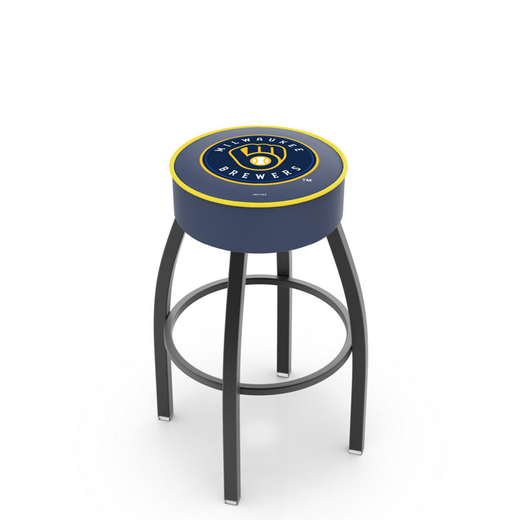 Holland Bar Stool L8B1 Milwaukee Brewers Swivel Counter Stool | Wayfair