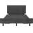 Koura Bed Base with Headboard, Smokey Oak-949663286-1001168294