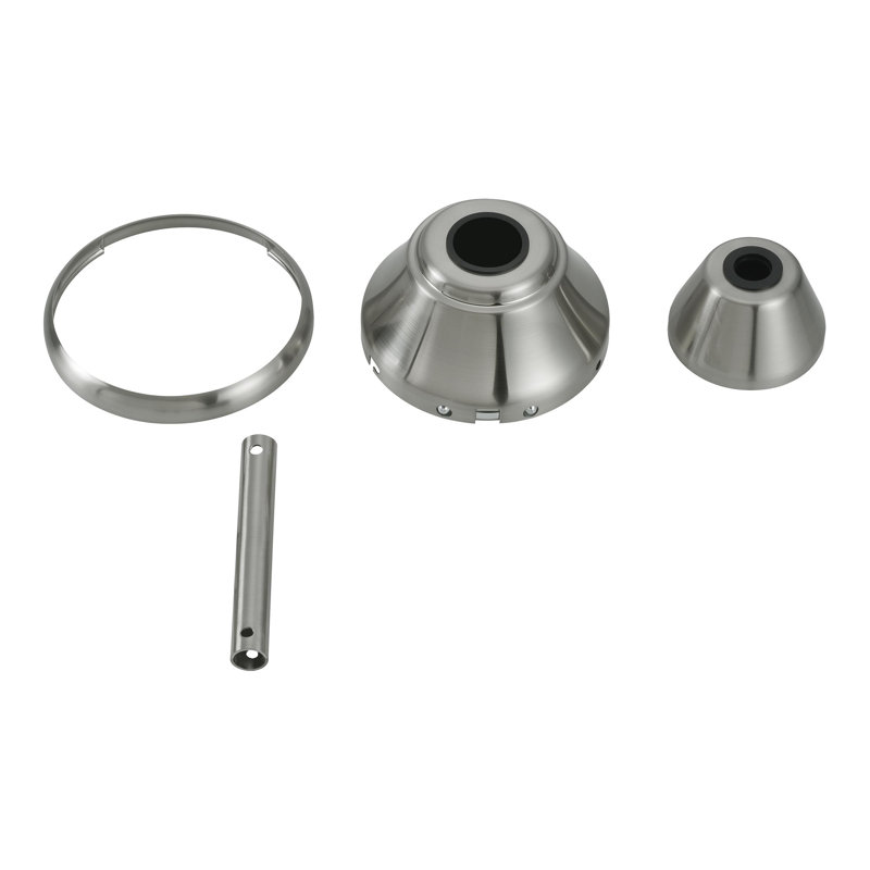 Maverick LED Custom Finish Kit in Brushed Steel from Visual Comfort Fan, Brushed Steel