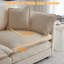 Canapé modulaire modulaire pour salon Hibbell-110273763