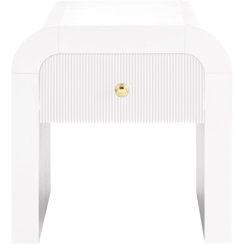 Table de bout Alessondra, Blanc