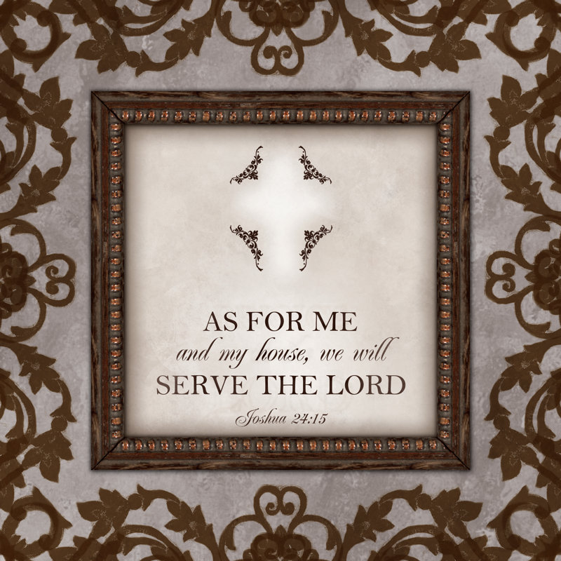 Serve The Lord 2 - Wrapped Canvas Print, 122cm H x 122cm W x 3.8cm D
