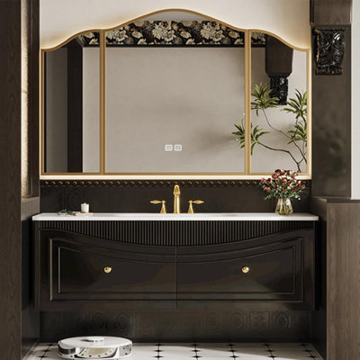 Armoire de salle de bain multifonctionnelle de style italien