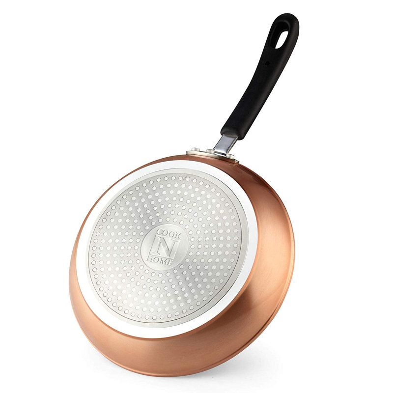 Copper Nonstick Aluminum 3-Piece Fry Pan Set