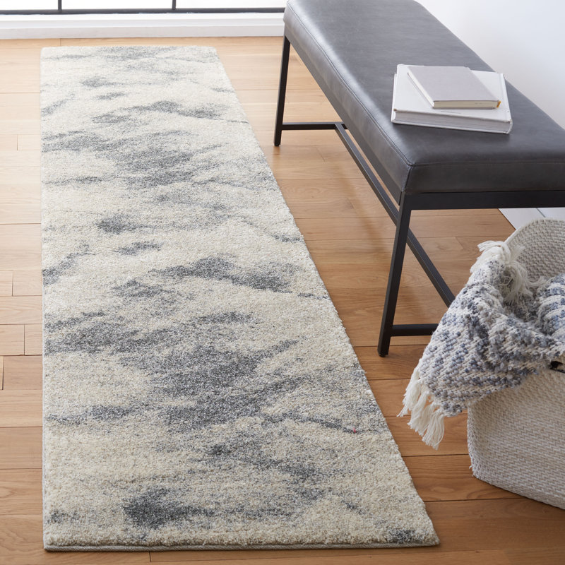 Retro Performance Abstract Rug, Runner 2'3" x 9'