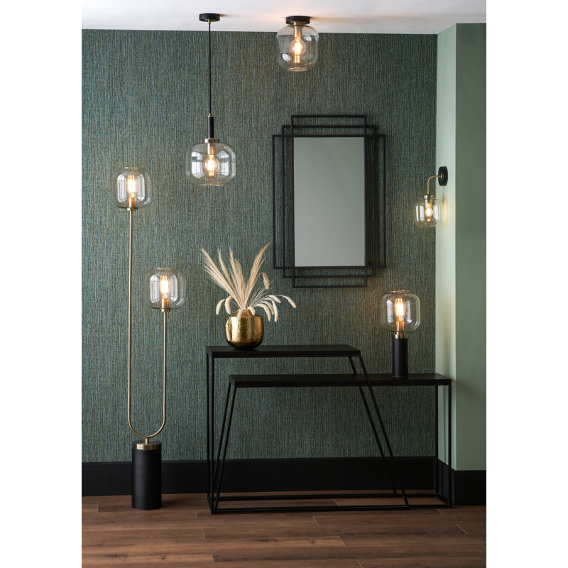 Veedersburg Glass Semi Flush Mount