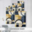Série ABSTRACT DLXI - Toile tendue avec châssis Premium - Prêt à être accroché-610013064