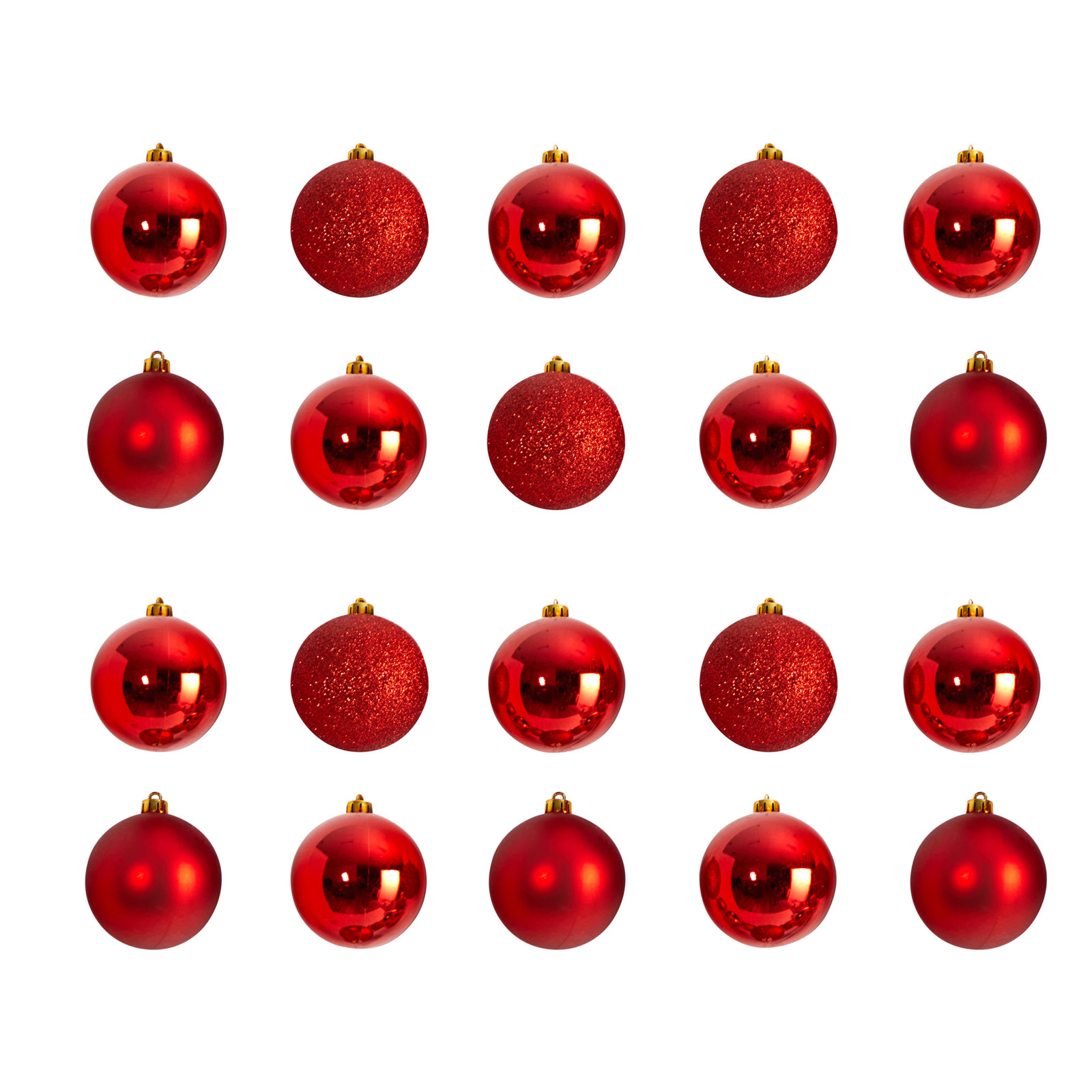 3" Shatterproof Bauble, Red