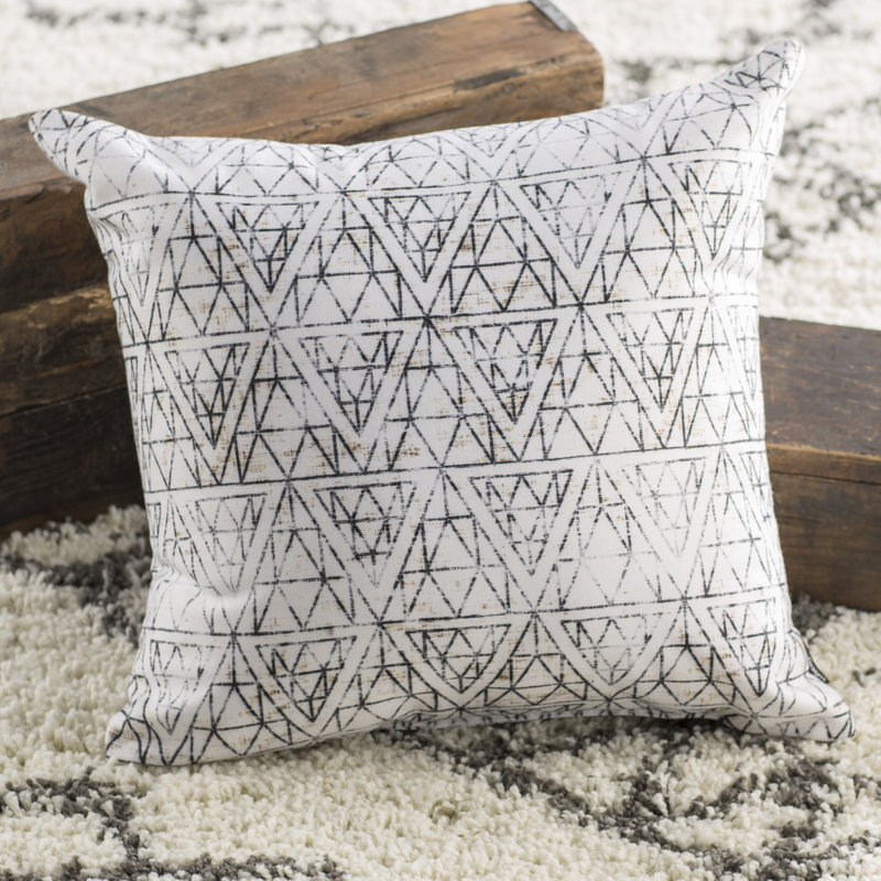 Holli Zollinger Indoor / Outdoor Geometric Throw Pillow, 18" x 18"