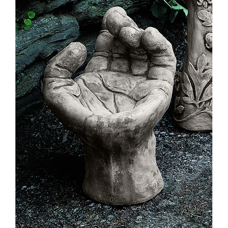 Bain d'oiseaux Mano, Pierre grise