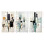 «Yellow Suprematism Geometric Symphony», 3 pièces sur toile-989025325-989025318