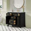 Armoire de salle de bain avec 4 tiroirs et 2 armoires-1152075461