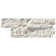 Fossil Stone Corner Split Face 6X24 Ledger
