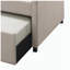 Lit de jour simple tapissier avec couchette Fog