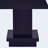 Mbala Cappuccino square base side table