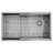 SleekSteel 33 in. x 19 in. 16 Gauge Stainless Steel Undermount Workstation Kitchen Sink with Accessories