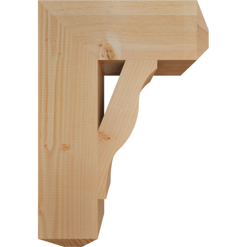 Support pour artisan Funston, H 26 po x l 5,5 po x P 18 po, Sapin de Douglas, Lisse