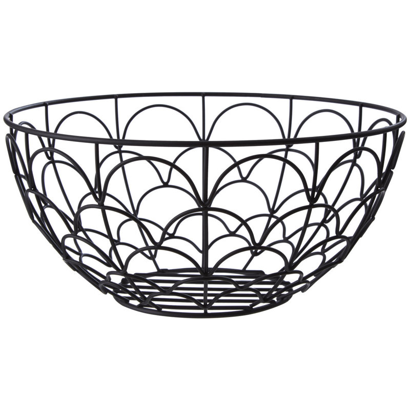 17 Stories Decorative Basket, Black