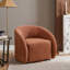 Fauteuil d'appoint pivotant en microfibre Luxury-134065414