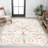Skillern Classic Cottage Filigree Scroll Reversible Machine-Washable Cream/Terra Indoor/Outdoor Rug-2121265474
