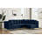 Izara Velvet L-Shaped Sectional Reversible-82749476