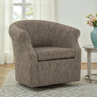 Fauteuil demi-tonneau pivotant l 3,5 po Buril