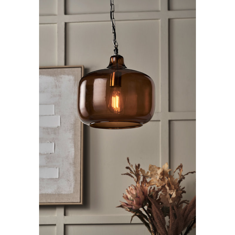 Corby 1 - Light Silver Pendant