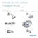 Robinet de douche et baignoire Posi-Temp Eco-Performance Eva Conversion