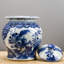 Handmade Porcelain China Ginger Jar