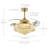 Houstyn Dimmable Crystal Ceiling Fan with LED Lights and Remote Control-1650773953-1733840709