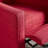 Button Tufted Upholstered Manual Push-Back Recliner -1831055568