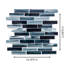 Island Antiqua 1" x 4" Glass Linear Mosaic Wall Tile-63332513