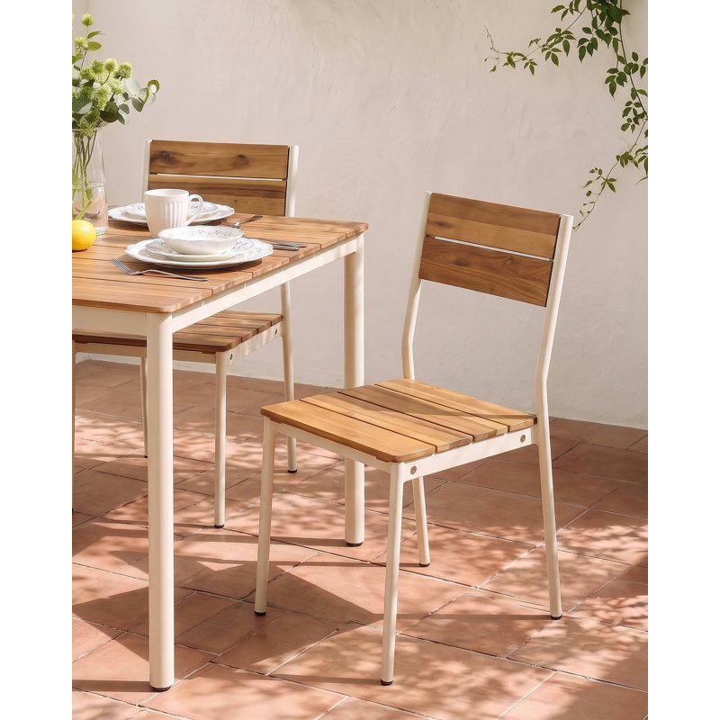 Kahrama Outdoor Patio Dining Side Chair