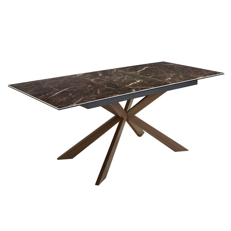 Extendable Marble Top Dining Table