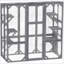 Enclos pour animaux de compagnie, grand lit en bois