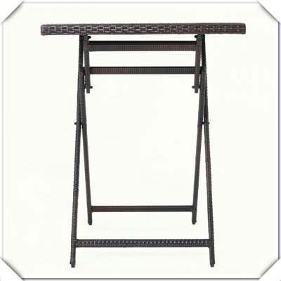 Table de bar en rotin Pratique, durable, élégant, fonctionnel, compact, confortable, chic, polyvalent