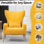 Upholstered velvet armchair-1172453014
