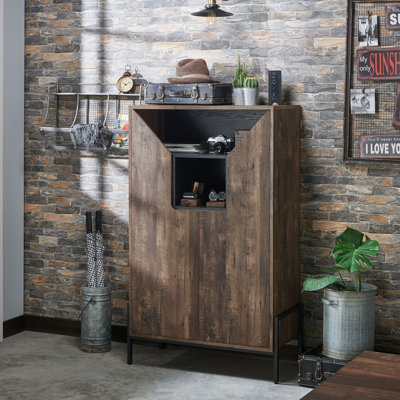 Harlan Shoe Cabinet with Open Shelf