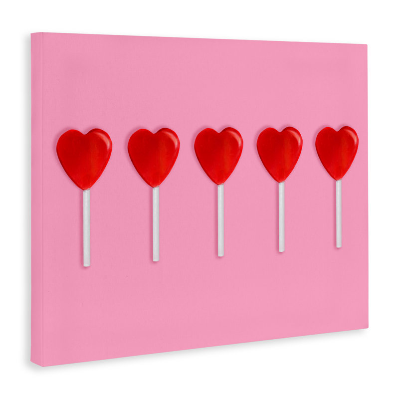 «Valentine's Heart Pops», conception par Lish Creative, H 30 po x l 40 po