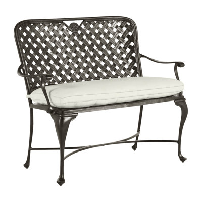 Provance Aluminum Bench - Slate Gray