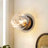 1-Light Modern Farmhouse Stone-Inspired Glass Shade Flush/Wall Mount Sconce