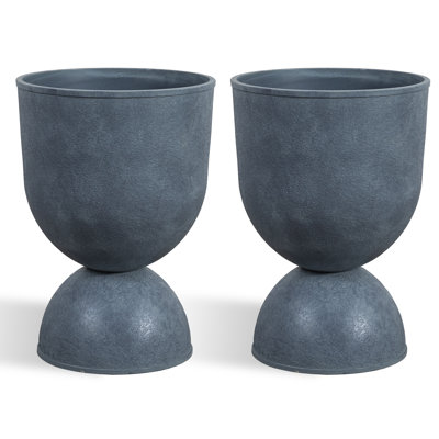18.3 Inch Tall PE Tumbler-shaped Planter Pots