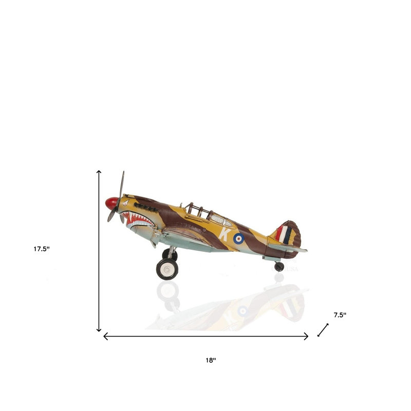 Grande sculpture Acyee C1941 Curtiss Hawk 81A