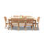 Arbor Outdoor 9 - Piece Teak Dining Set with Cushions